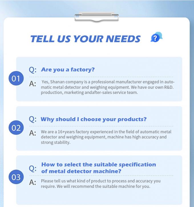 Hochempfindlicher Wandlerg&uuml;rtel Tunnel Touchscreen Nahrungsmittelmetalldetektor Genaue Detektion 19