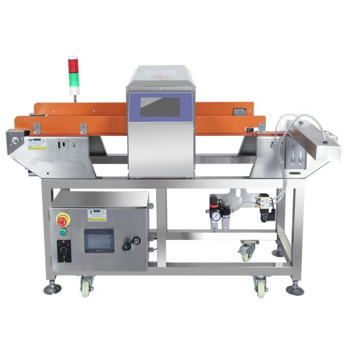 Lebensmittel-Qualität leicht zu bedienendes Förderband Metalldetektor mit Abstoßung CE ISO zertifiziert 10