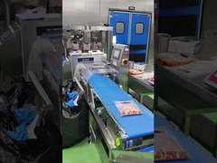 Verarbeitung Einfache Bedienung Hochgeschwindigkeits-Combo-Metalldetektor-Checkweigher für Splitterprodukte