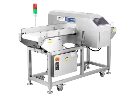 Kundenspezifischer FDA-Nahrungsmittelgrad-Metalldetektor-Maschine PU-Gurt mit 40*12cm Tunnel-Größe