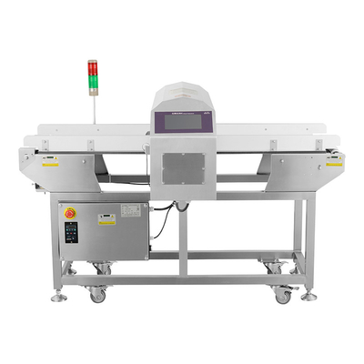 Vollständige Struktur nimmt von Edelstahl 304 Lebensmittel Metalldetektor mit Push-Stab und Flap Drop Ablehnung
