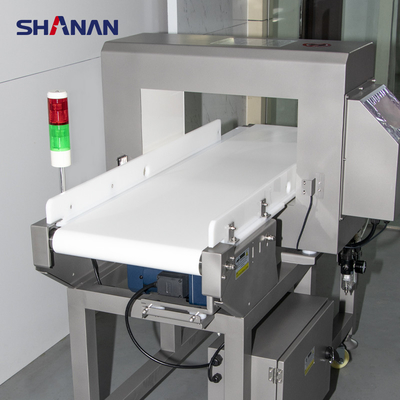 Hot Sale Lebensmittelsicherheitsgurt Förderband Metalldetektor Instrument Metalldetektor Maschine System mit Ablehnung China Lieferanten