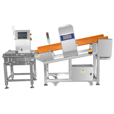 Touchscreen Industrie Förderband Gewichtsprüfer Verpackung Gewichtung Edelstahl Metalldetektor