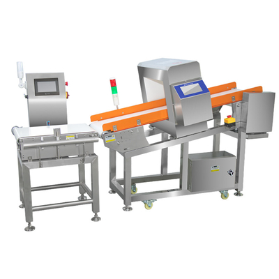Verstellbarer Winkel Produktionslinie Industrie Förderer Gewichtsprüfer Gewichtsmaschine mit Metalldetektor
