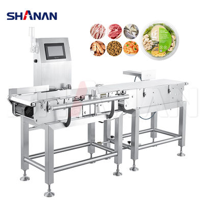 Automatische Waage- und Abweismaschine für die Lebensmittelindustrie Förderer Verpackung Checkweiger 300g-30kg Gewichtssortiermaschine