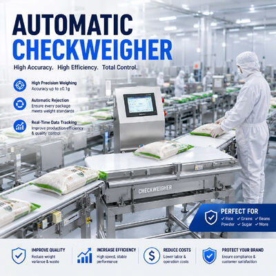Gewichtssortiermaschine mit nahtloser Integration in andere Produktionsanlagen zur Optimierung von Herstellungsprozessen
