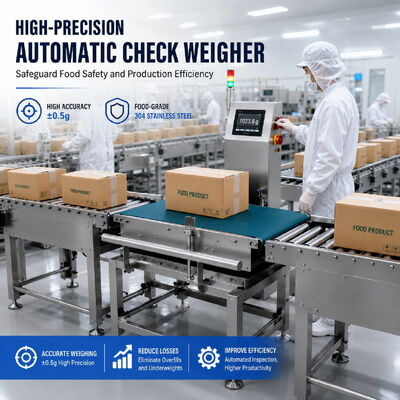 Gewichtssortiermaschine mit nahtloser Integration in andere Produktionsanlagen zur Optimierung von Herstellungsprozessen