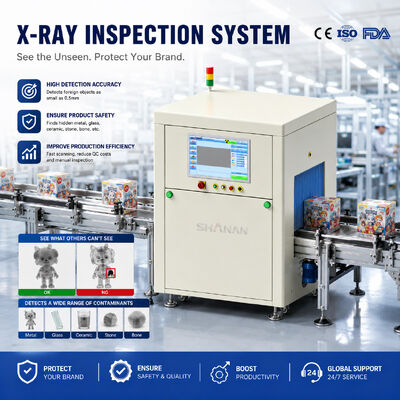High-Precision Industrial X-Ray Inspection System Maschine mit automatischer Ablehnung für Lebensmittel pharmazeutische Elektronik Produkt Fremdkörper Kontaminant Detektion