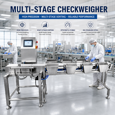 Präzisions-Gewichtssortiermaschine mit effektiven Sortierlösungen basierend auf Gewicht für industrielle Produktion und Kontrolle